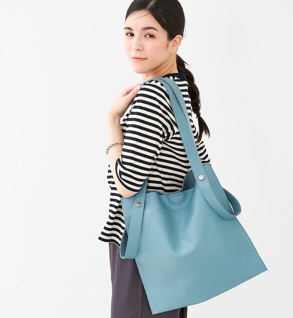 collex「【WEB限定】【BEAURE/ヴュレ】カウレザー 2WAY ハンドル トートバッ」|トートバッグ|