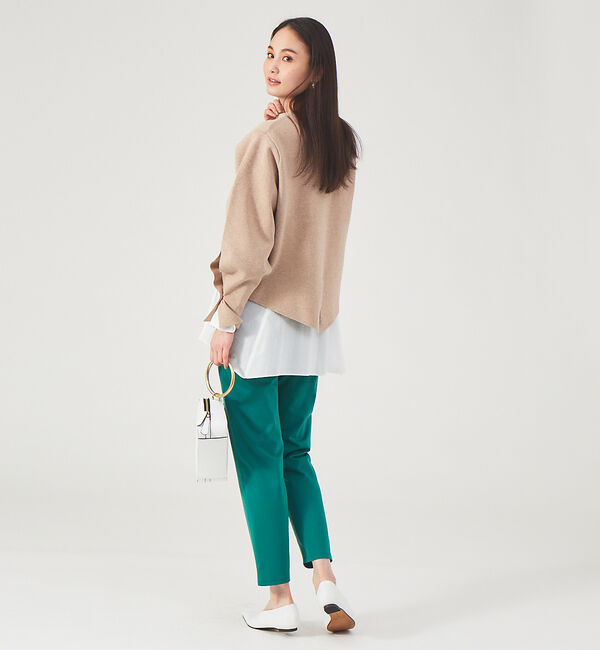 qualite「ミラノリブフォルムニットプルオーバー」|ニット・セーター|