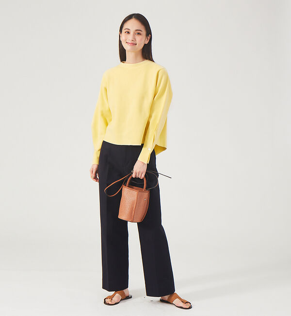 qualite「ミラノリブフォルムニットプルオーバー」|ニット・セーター|