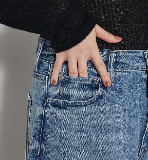 qualite「【Healthy DENIM】Corn カーブデニム」|デニム|