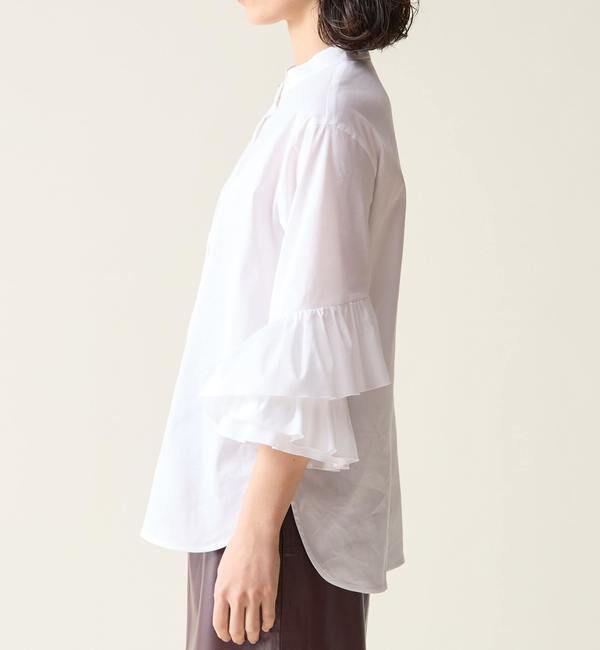 TIARA「フリルスリーブシャツブラウス」|シャツ・ブラウス|