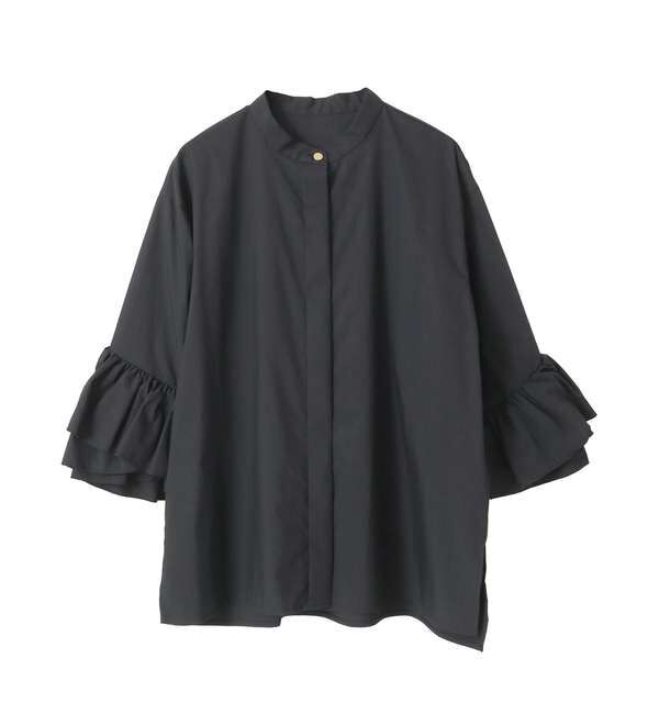 TIARA「フリルスリーブシャツブラウス」|シャツ・ブラウス|