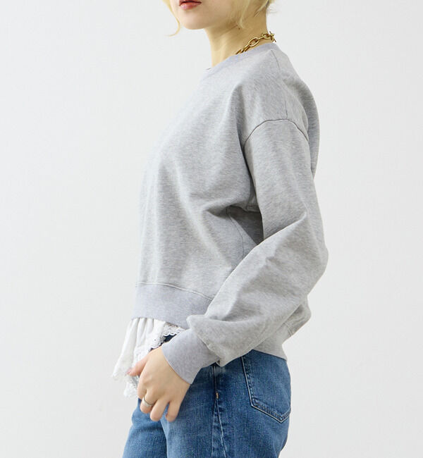 SOFFITTO「サテンドッキングスウェット」|スウェット・ジャージ|