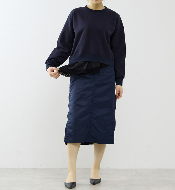 SOFFITTO「サテンドッキングスウェット」|スウェット・ジャージ|