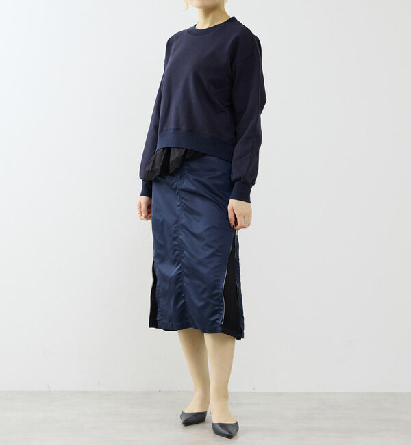 SOFFITTO「サテンドッキングスウェット」|スウェット・ジャージ|