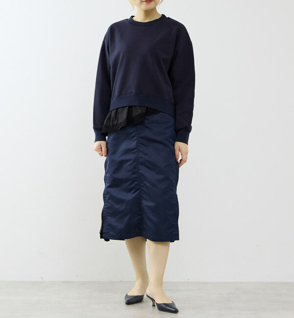 SOFFITTO「サテンドッキングスウェット」|スウェット・ジャージ|