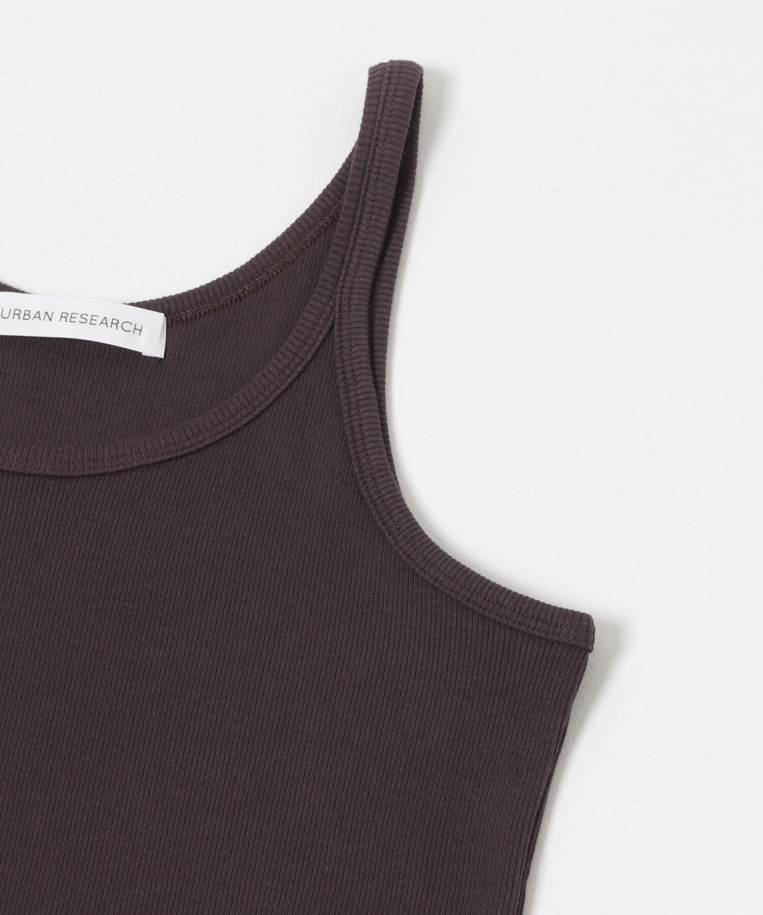 URBAN RESEARCH「『MADE IN JAPAN』リブタンクトップ」|タンクトップ|