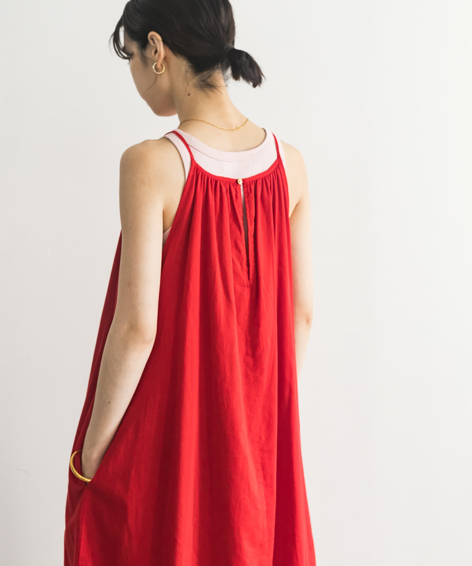 URBAN RESEARCH「『MADE IN JAPAN』アメリカンスリーブタンクトップ」|タンクトップ|ピンク