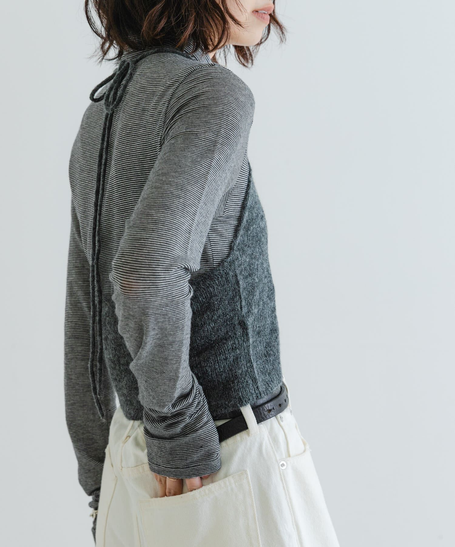 URBAN RESEARCH「ヘアリーニットビスチェ」|キャミソール|