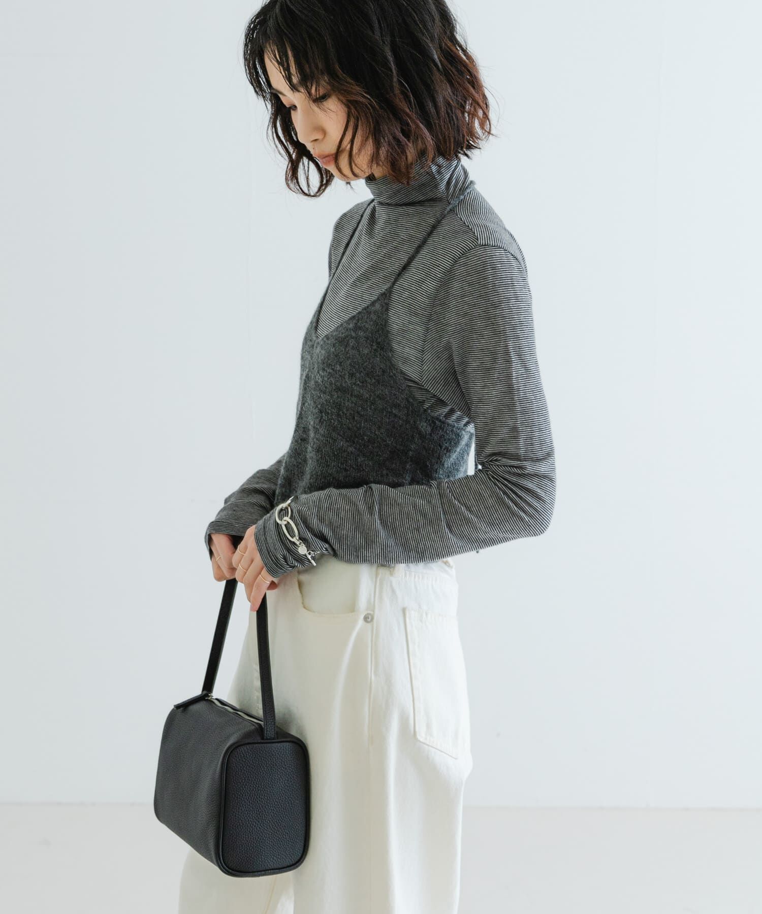 URBAN RESEARCH「ヘアリーニットビスチェ」|キャミソール|