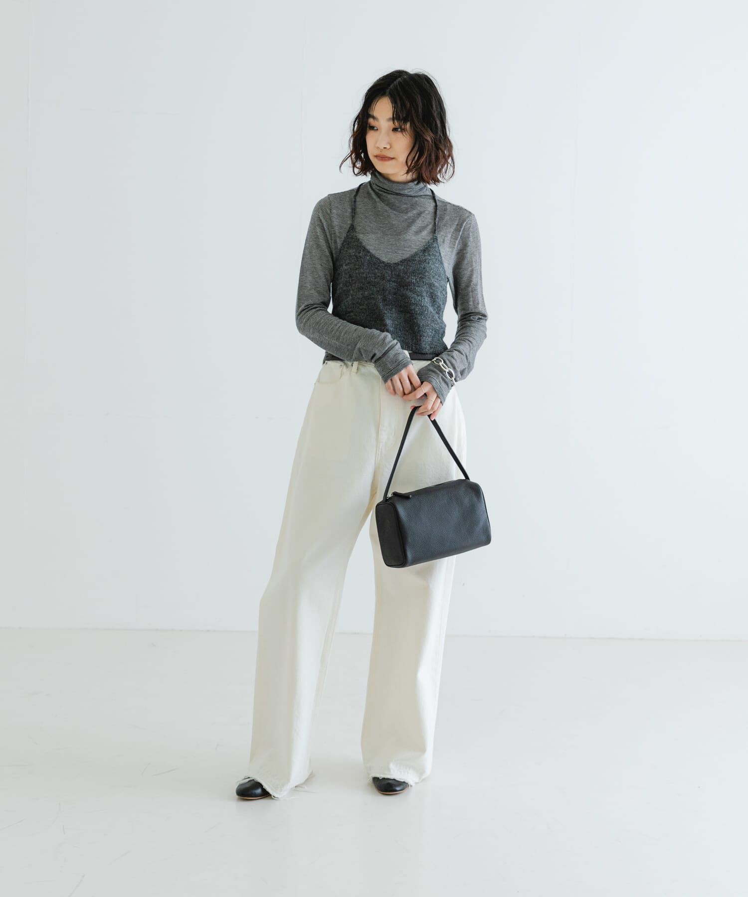 URBAN RESEARCH「ヘアリーニットビスチェ」|キャミソール|