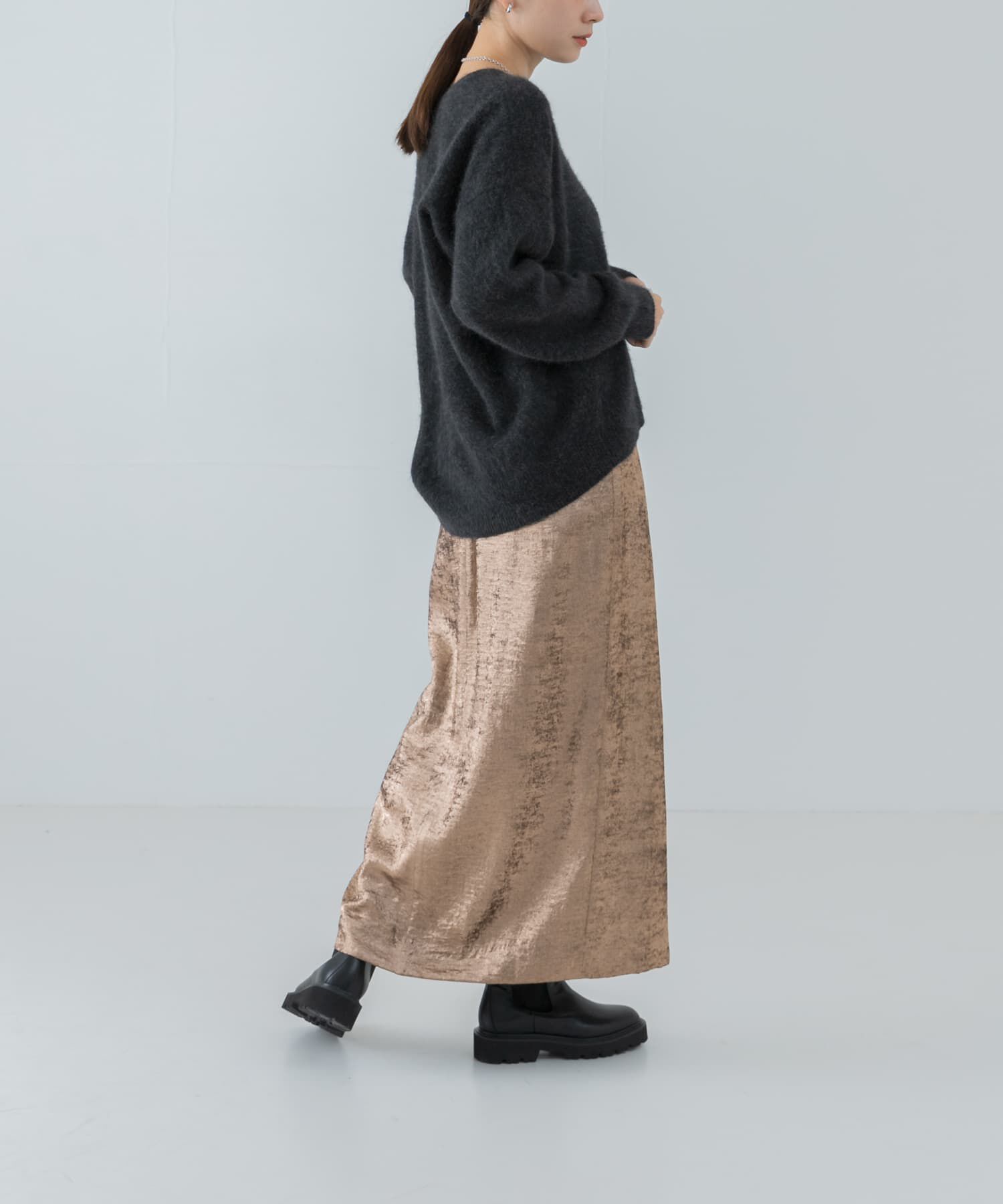 URBAN RESEARCH「グリッターロングスカート」|スカート|