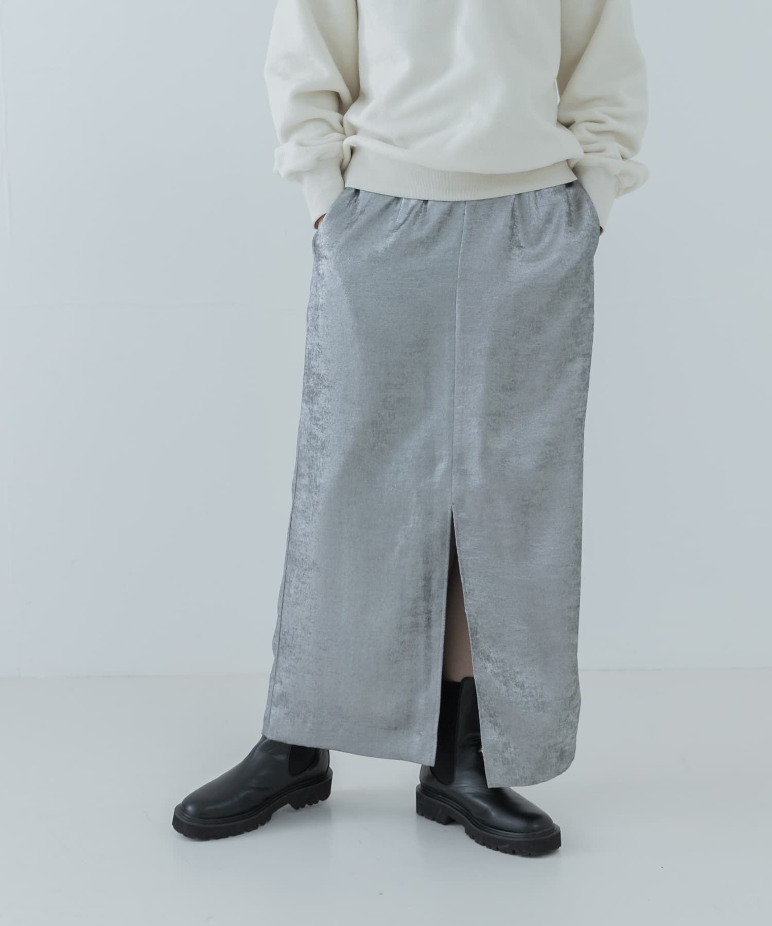 URBAN RESEARCH「グリッターロングスカート」|スカート|