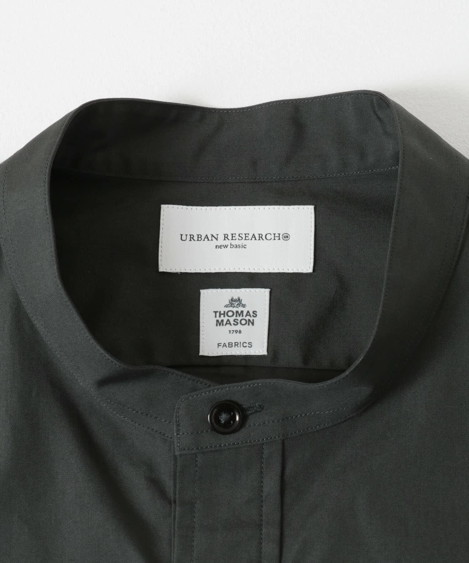 URBAN RESEARCH「new basic　THOMAS MASON BAND PULLOVER SHIRTS」|シャツ・ブラウス|