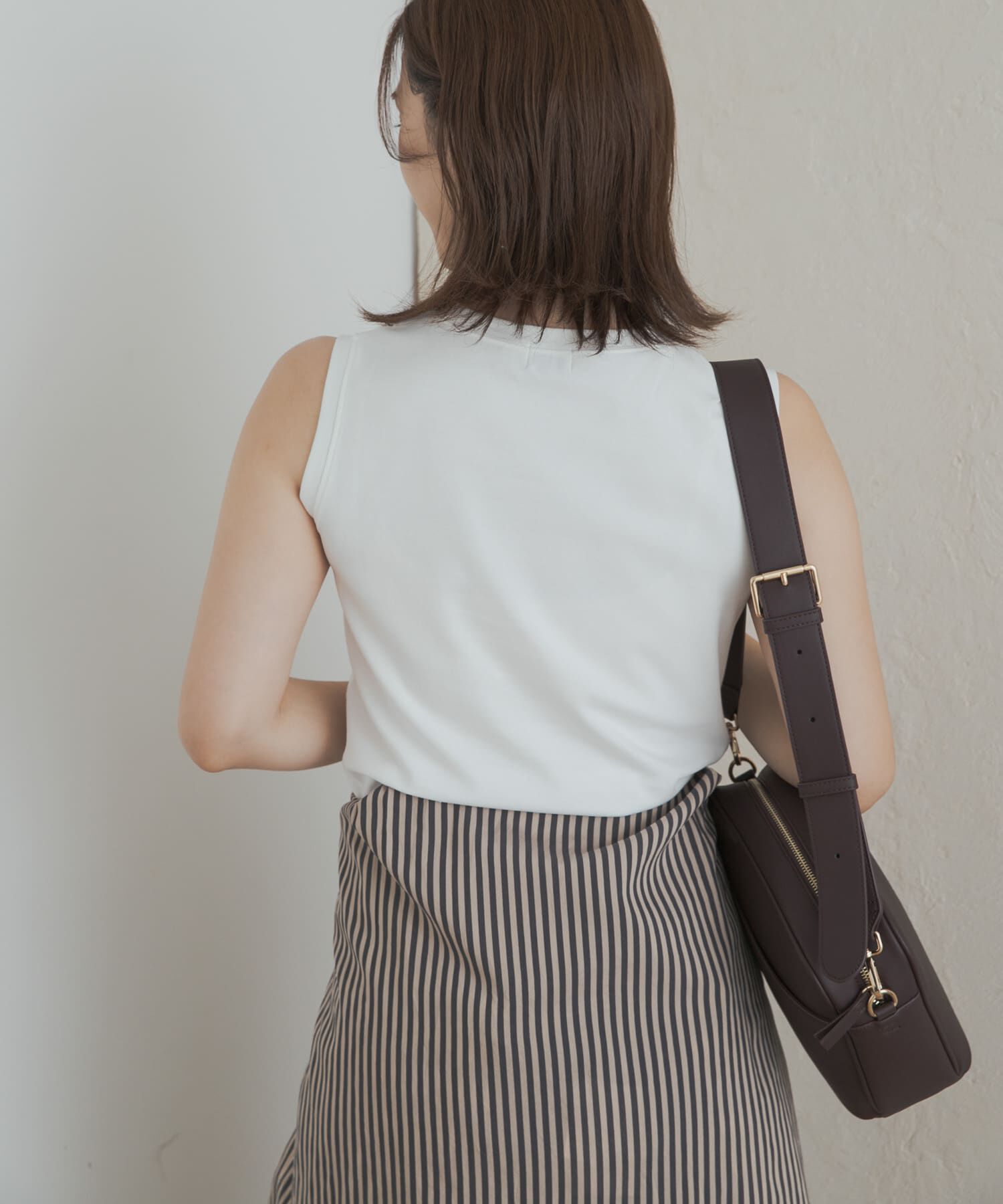 URBAN RESEARCH DOORS「クリアフライスノースリーブプルオーバー」|Tシャツ・カットソー|