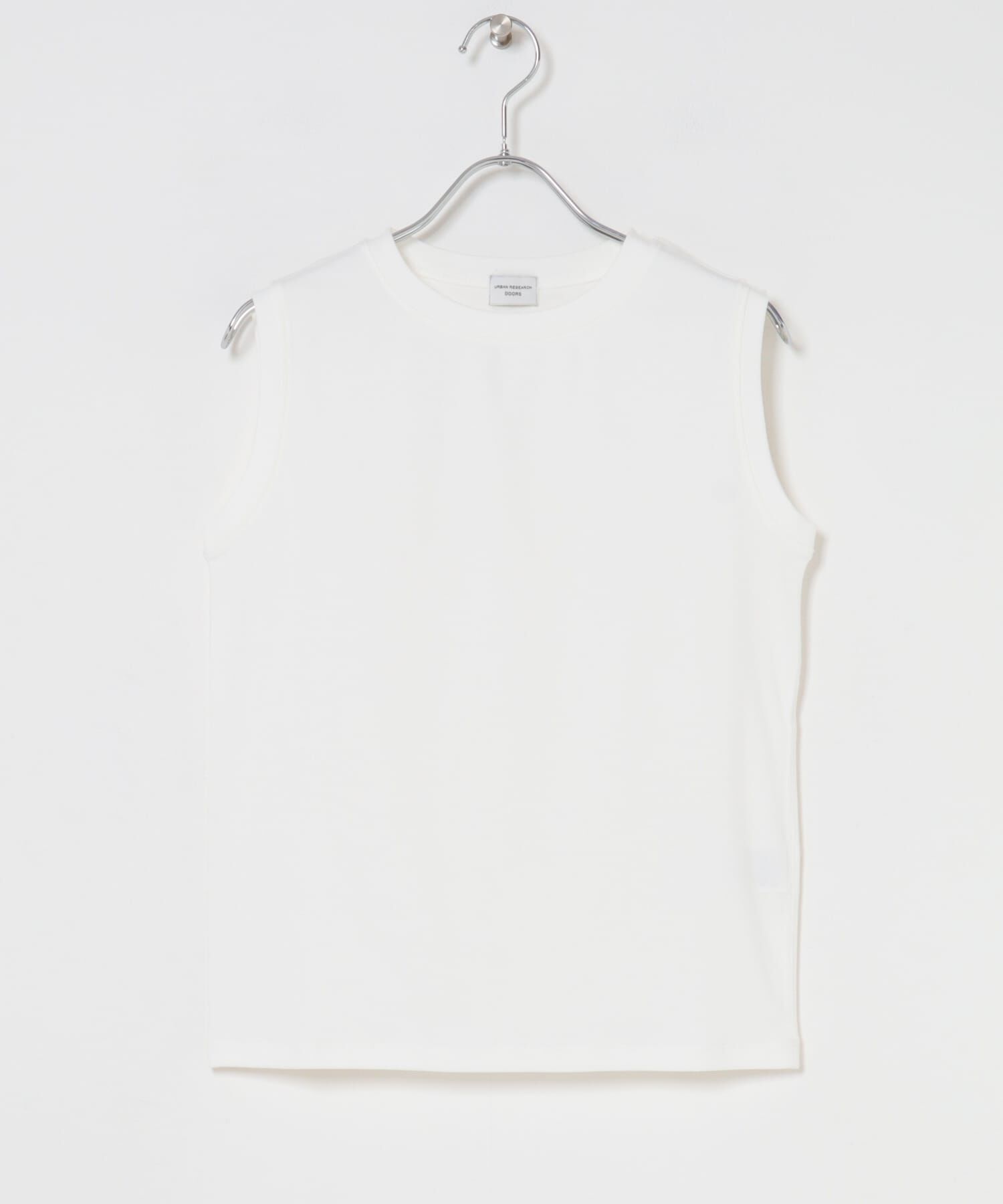 URBAN RESEARCH DOORS「クリアフライスノースリーブプルオーバー」|Tシャツ・カットソー|