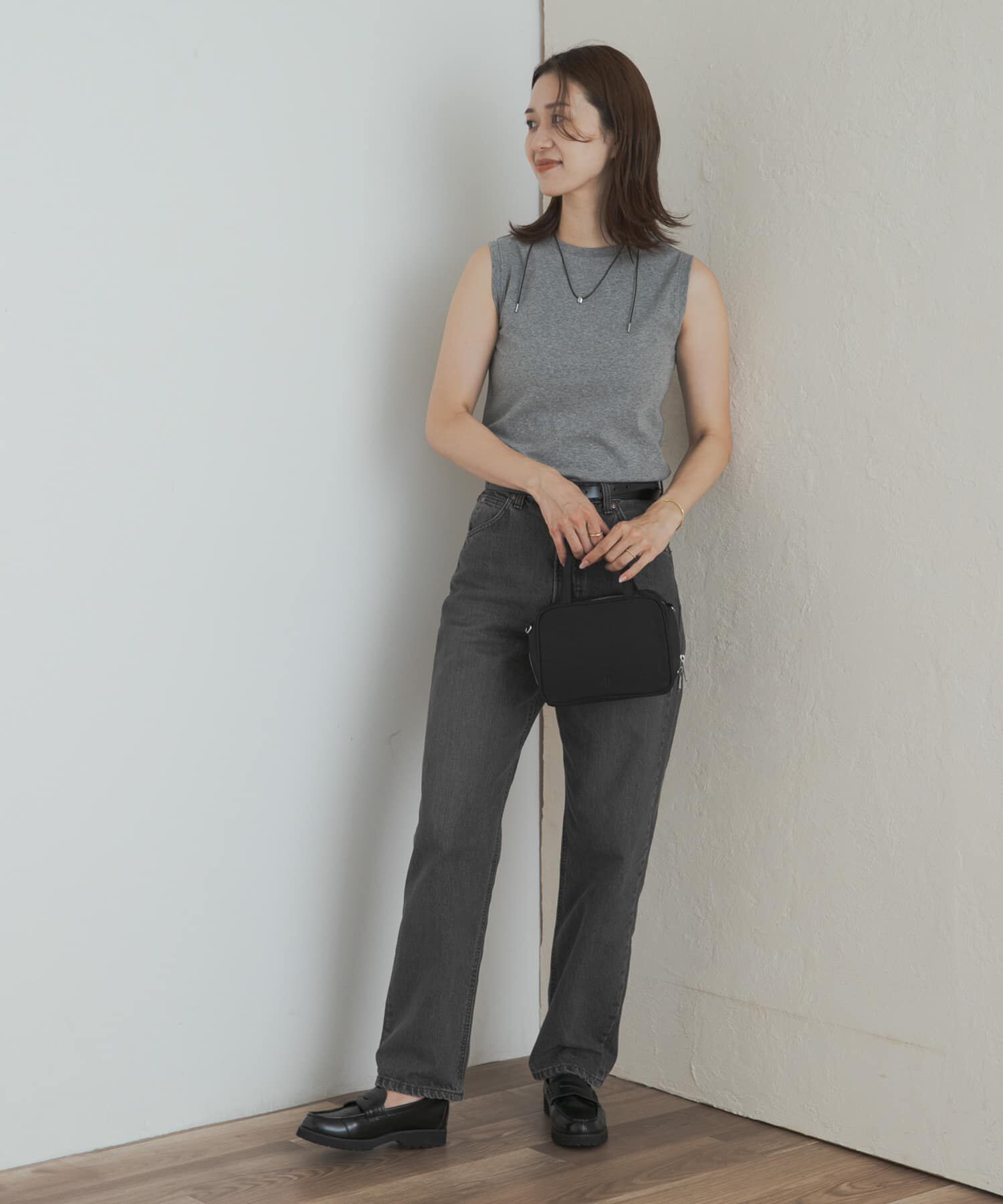 URBAN RESEARCH DOORS「クリアフライスノースリーブプルオーバー」|Tシャツ・カットソー|