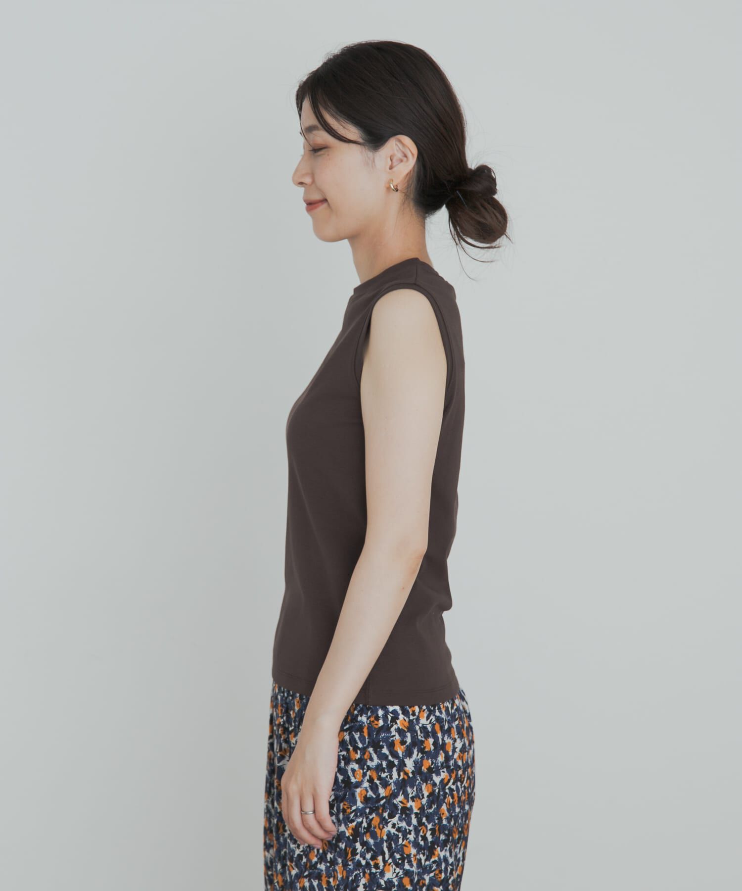 URBAN RESEARCH DOORS「クリアフライスノースリーブプルオーバー」|Tシャツ・カットソー|