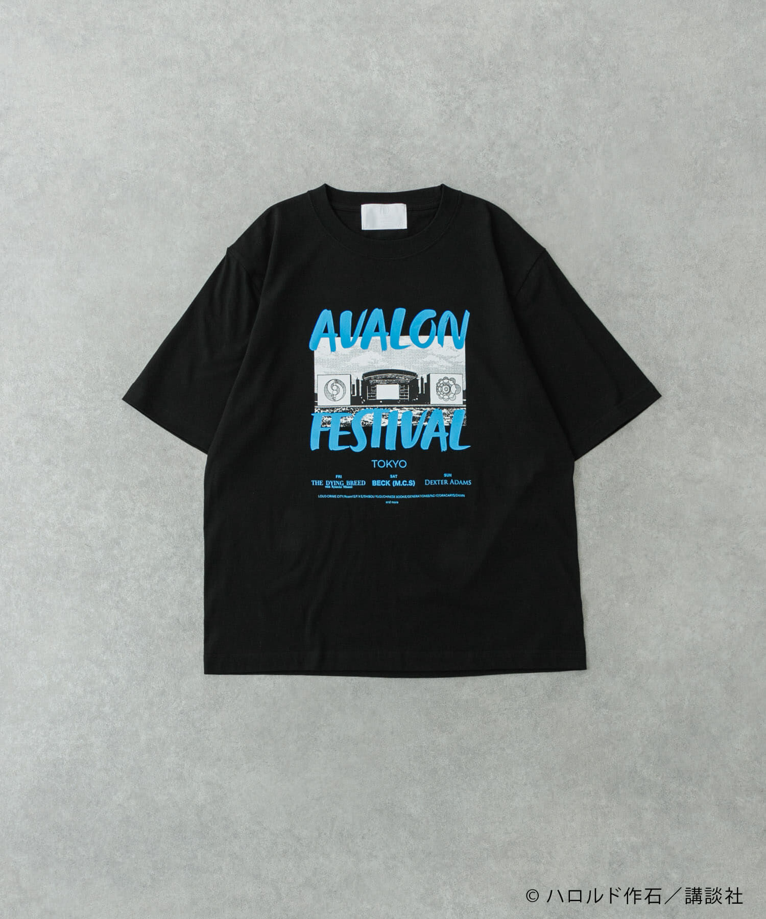 URBAN RESEARCH「AVALONFES OFFICIAL T-SHIRTS」|Tシャツ・カットソー|ブラック
