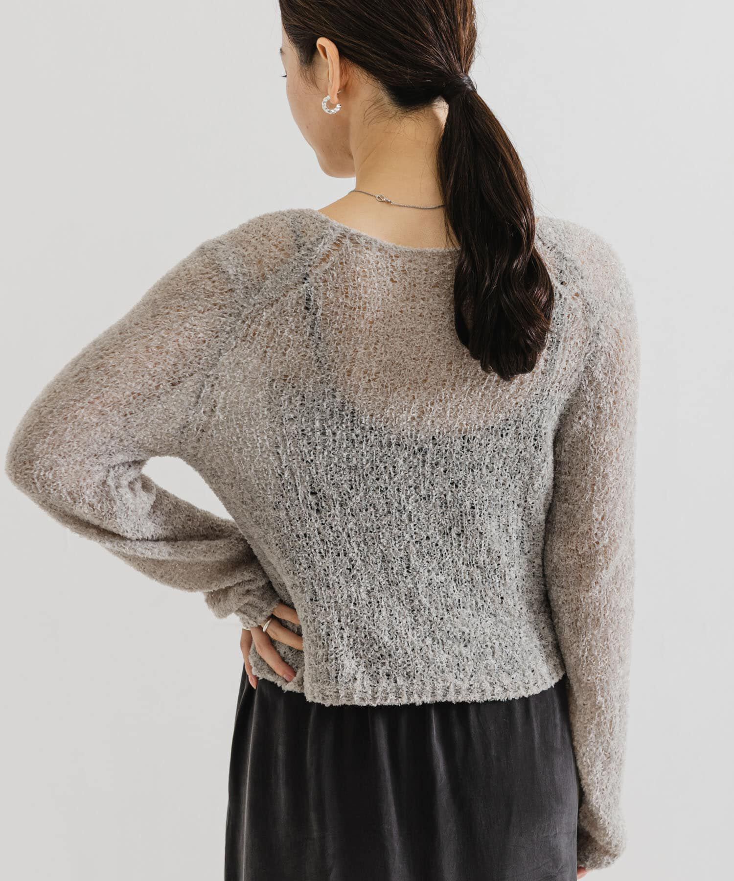 URBAN RESEARCH「シアーモールショート丈カーディガン」|カーディガン|