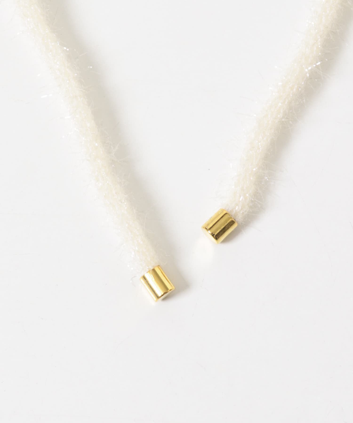 SMELLY「ラメフェザーヤーンコード2セットネックレス」|ネックレス|