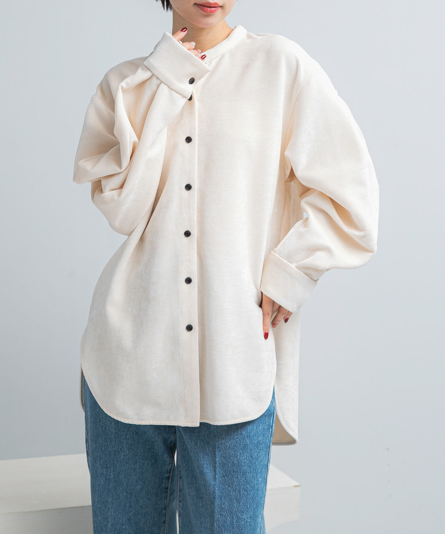 URBAN RESEARCH ROSSO「YENN　MOLE TWILL SHIRT」|シャツ・ブラウス|