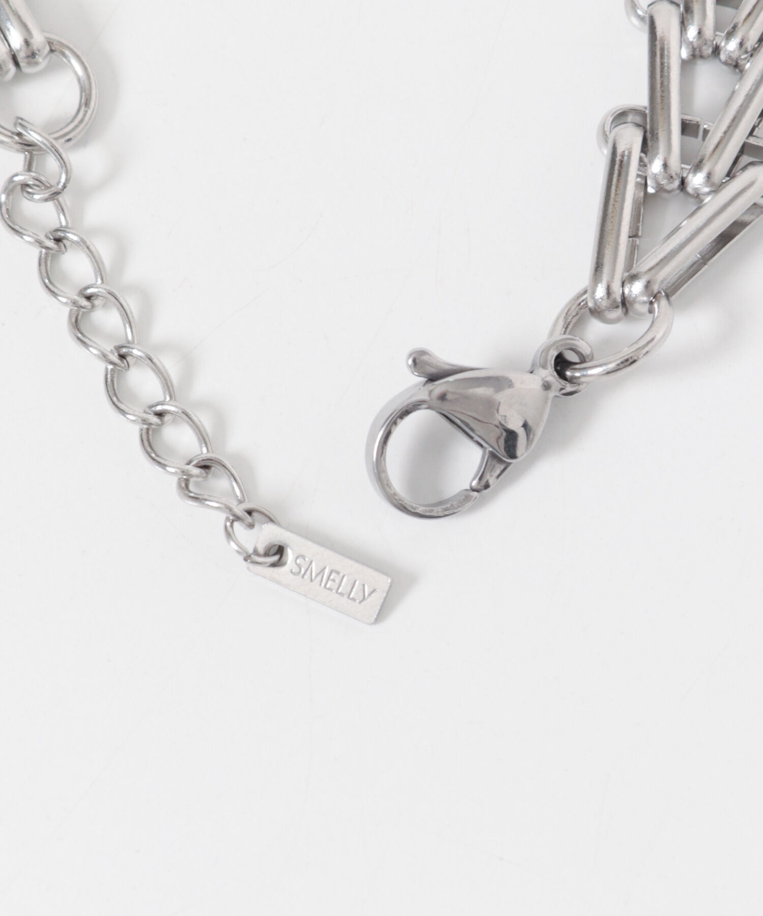 SMELLY「ステンレストライアングルチェーンブレスレット」|ブレスレット・バングル|