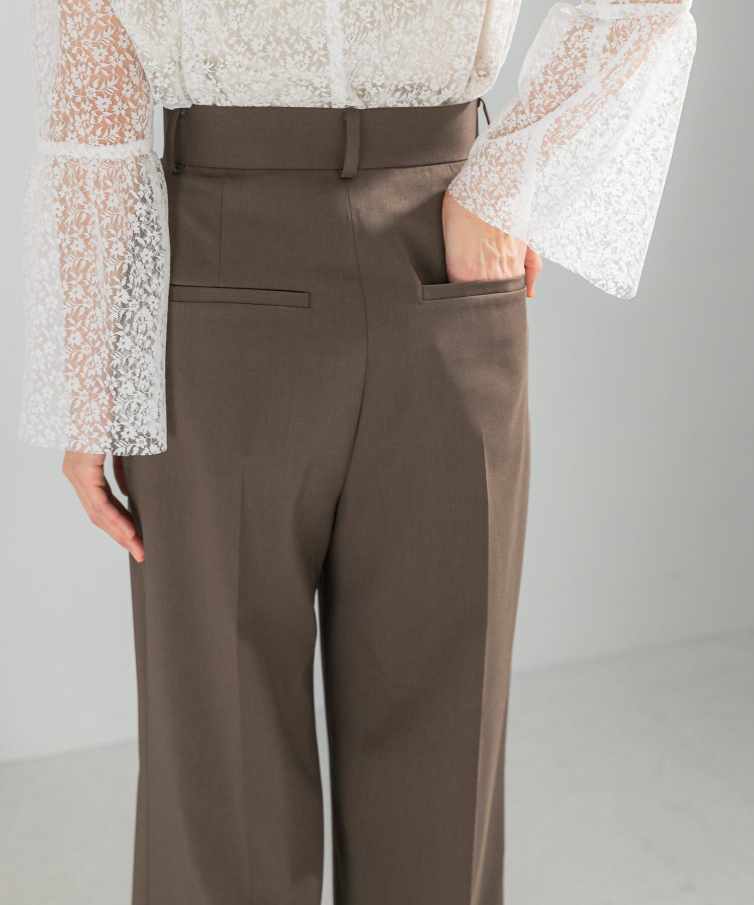 URBAN RESEARCH ROSSO「防シワハイウエストワイドスラックス」|その他|