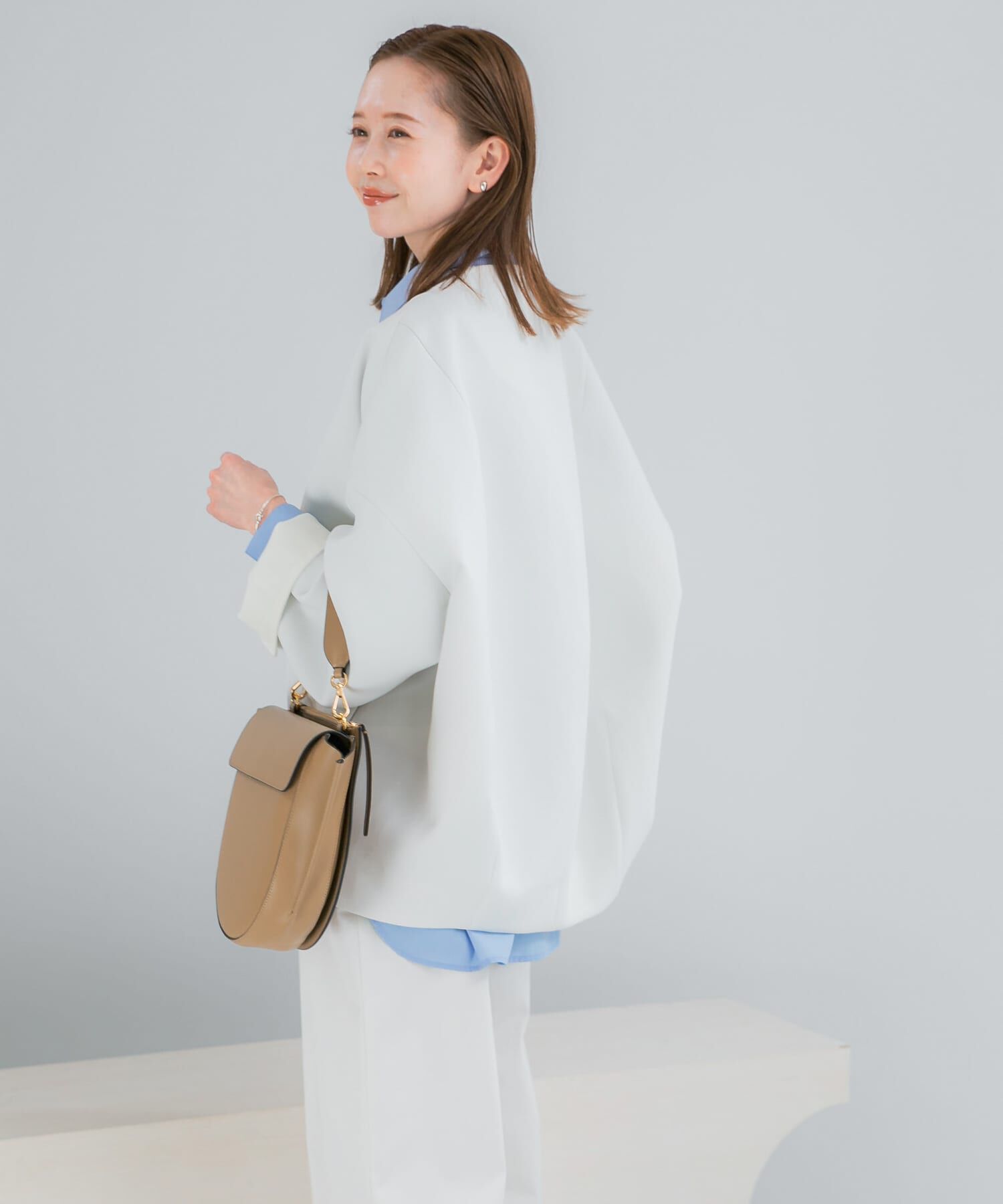 URBAN RESEARCH ROSSO「『一部別注カラー』ELENDEEK　FORM SHORT COAT」|ノーカラージャケット|