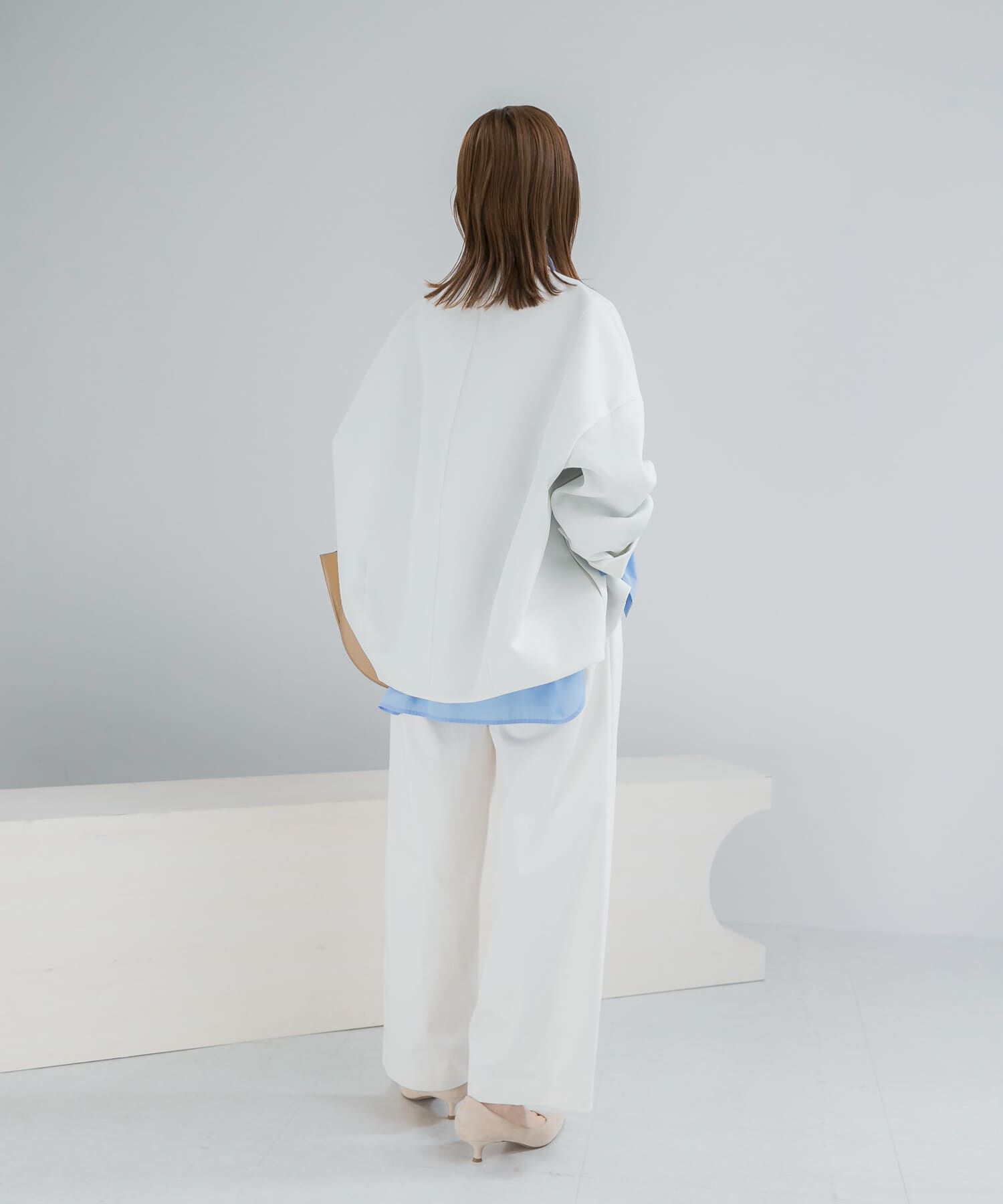 URBAN RESEARCH ROSSO「『一部別注カラー』ELENDEEK　FORM SHORT COAT」|ノーカラージャケット|