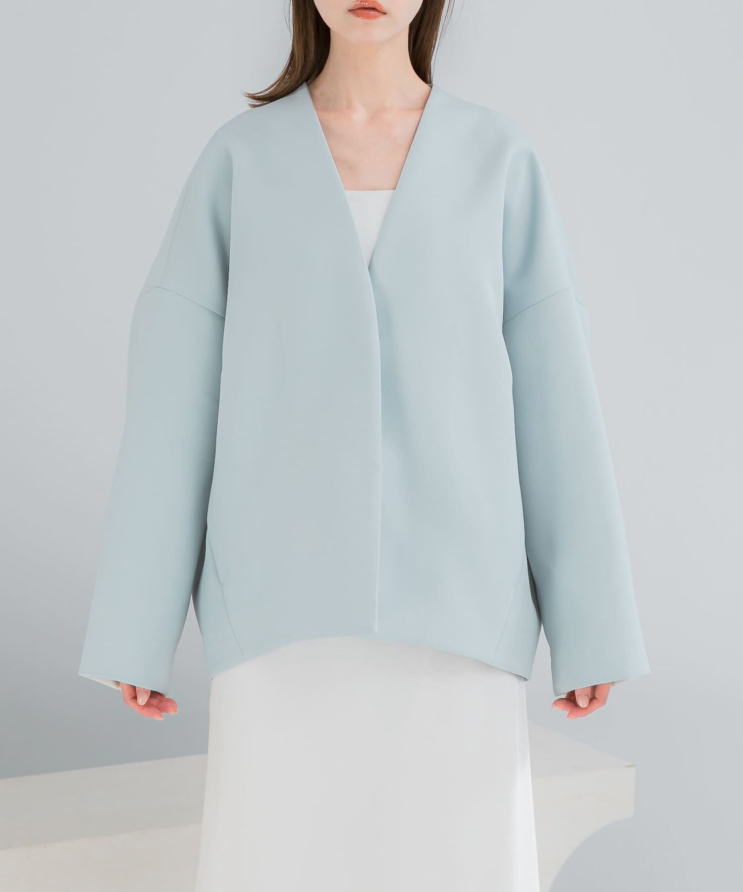 URBAN RESEARCH ROSSO「『一部別注カラー』ELENDEEK　FORM SHORT COAT」|ノーカラージャケット|