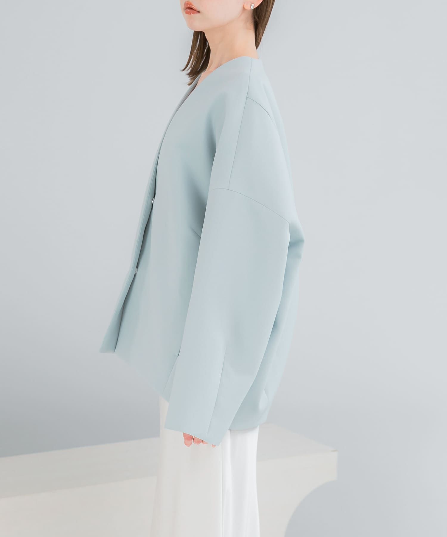 URBAN RESEARCH ROSSO「『一部別注カラー』ELENDEEK　FORM SHORT COAT」|ノーカラージャケット|