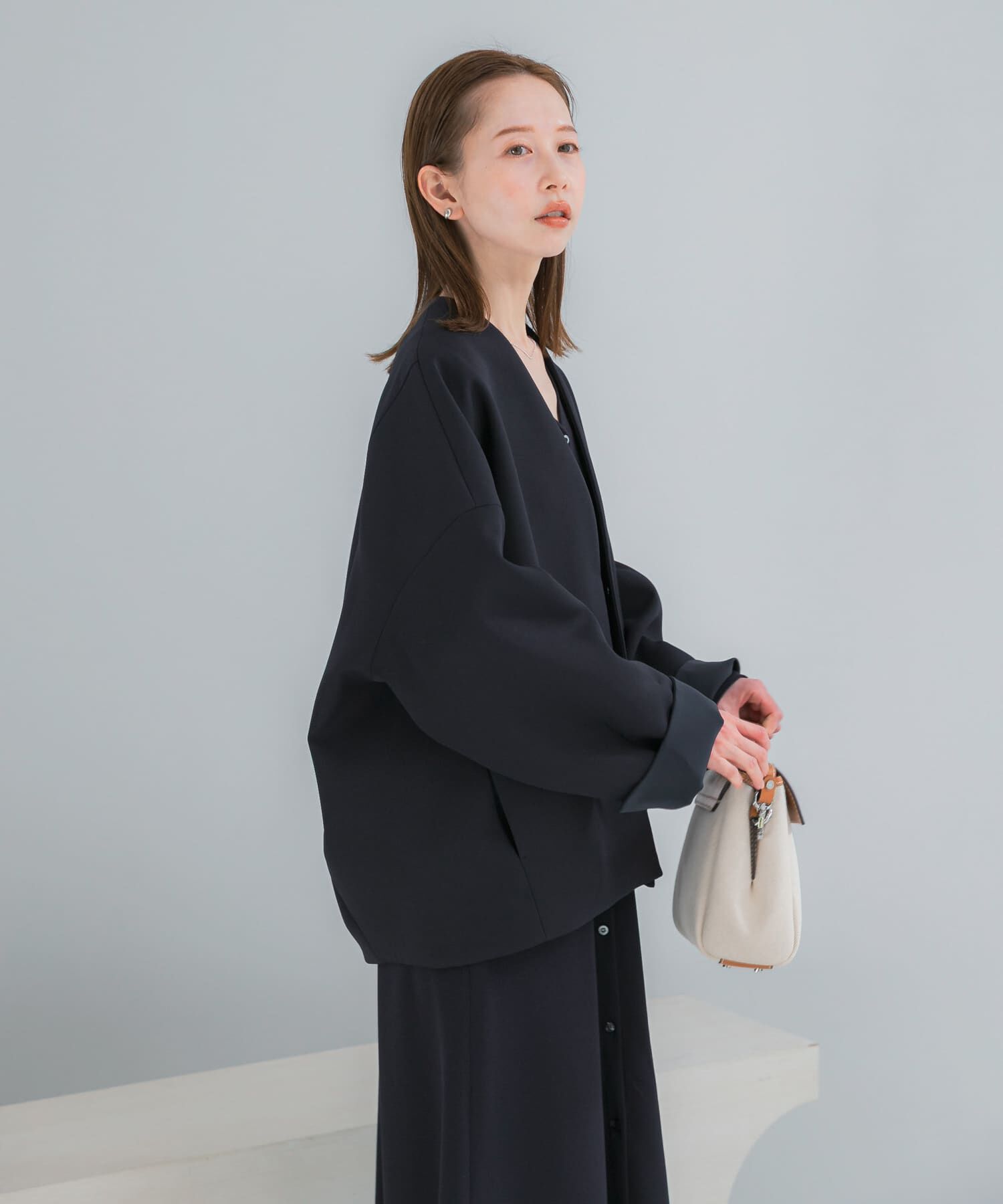 URBAN RESEARCH ROSSO「『一部別注カラー』ELENDEEK　FORM SHORT COAT」|ノーカラージャケット|