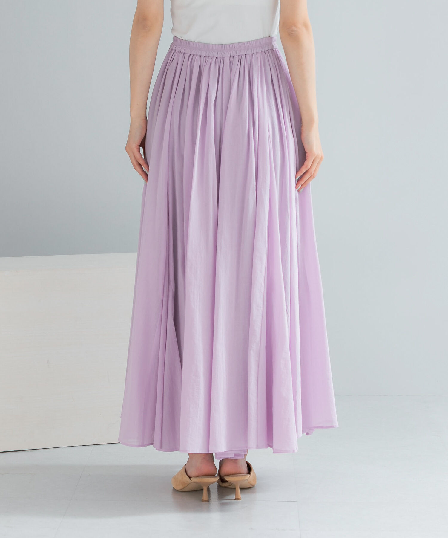 URBAN RESEARCH ROSSO「コットンボリュームマキシスカート」|スカート|