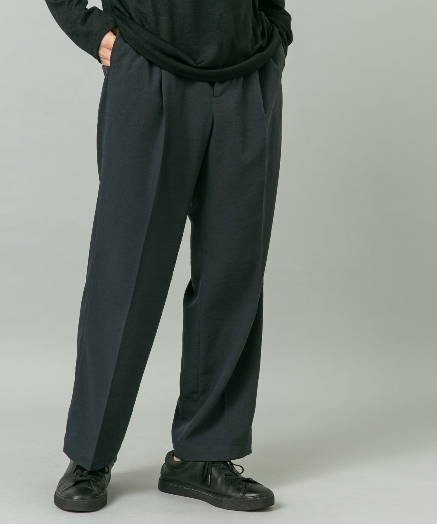 URBAN RESEARCH ROSSO「『セットアップ対応』ドライイージーワイドスラックス」|その他|ネイビー