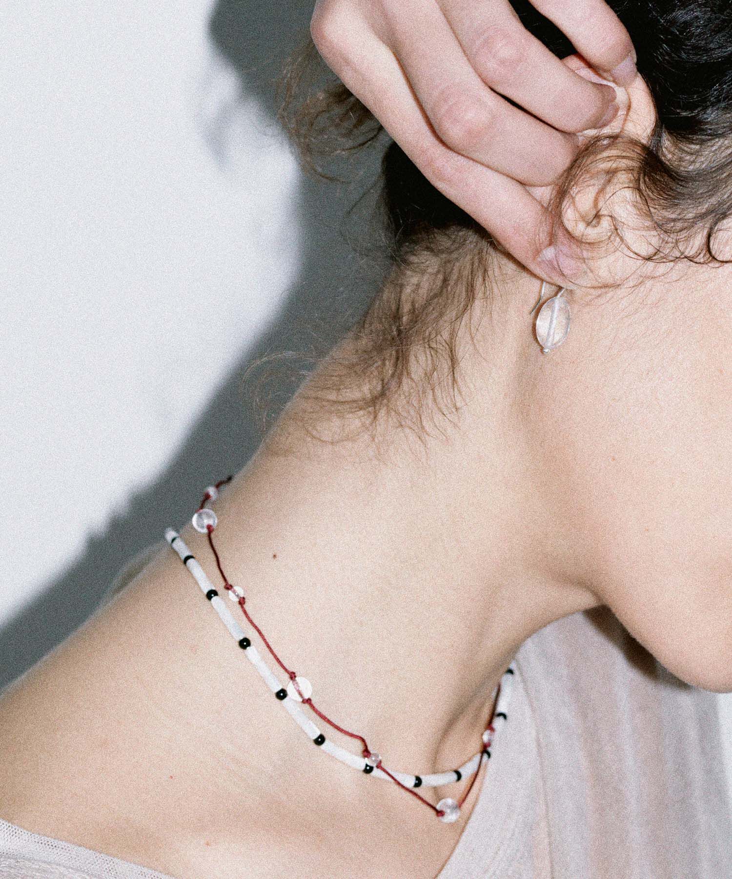 SMELLY「SMELLY so&rsquo;　shell onyx necklace」|ネックレス|