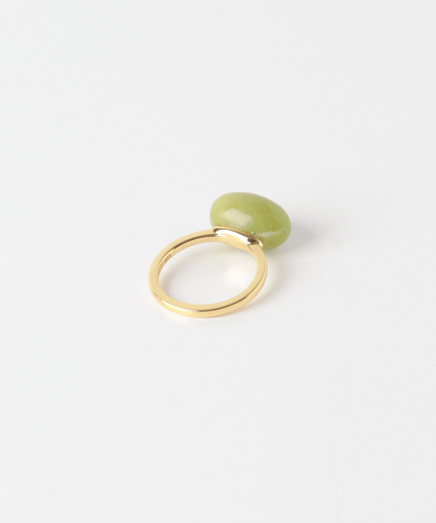 SMELLY「SMELLY so&rsquo;　oval yellow jade ring」|リング|