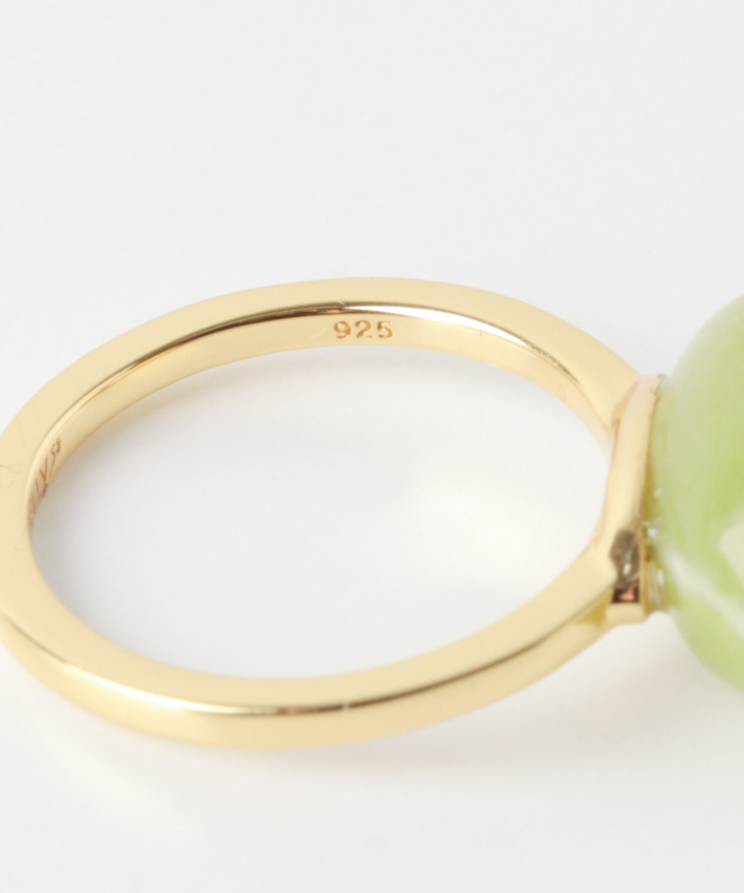 SMELLY「SMELLY so&rsquo;　oval yellow jade ring」|リング|