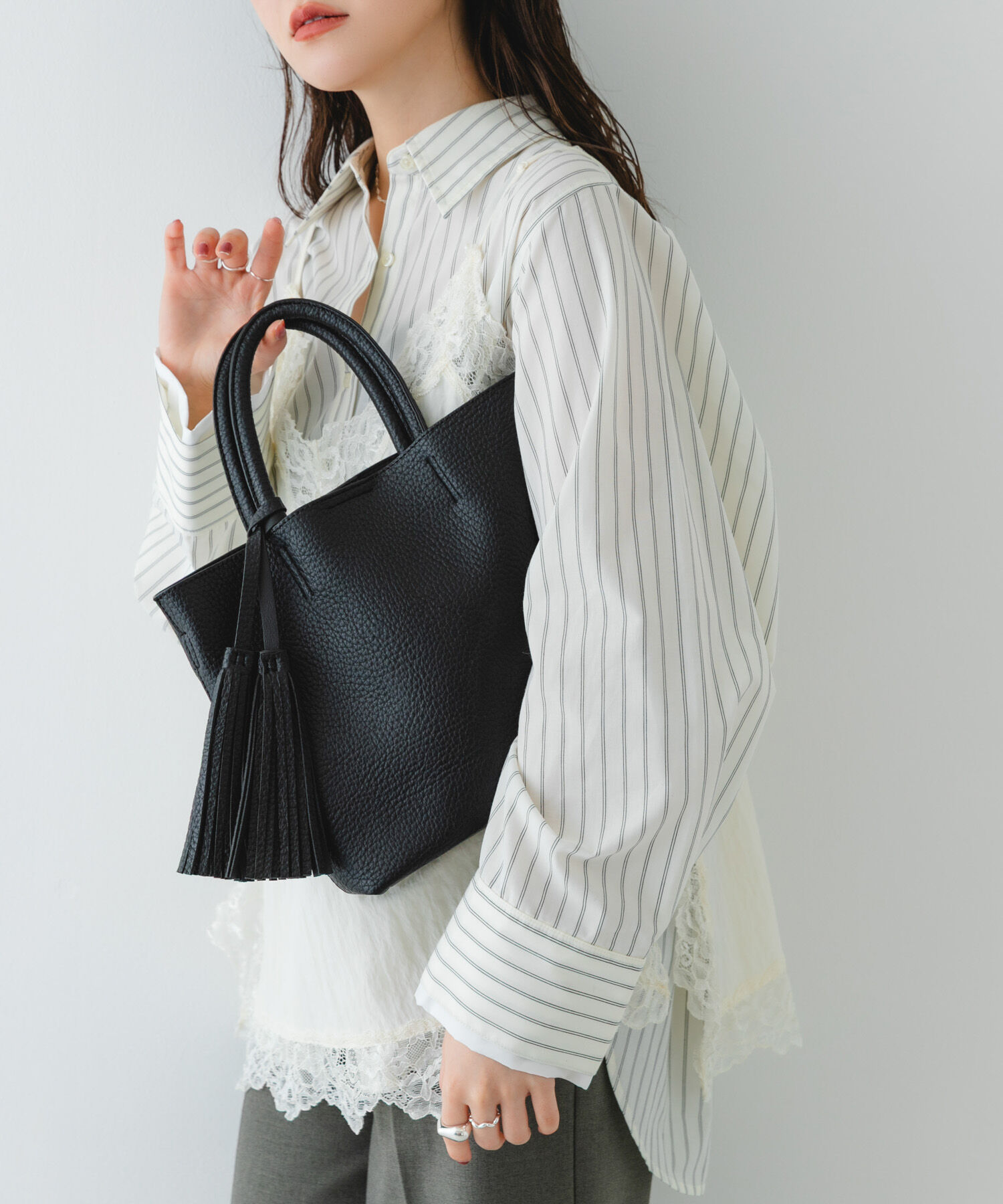 RODE SKO「タッセル軽量2WAYプチトートバッグ」|トートバッグ|