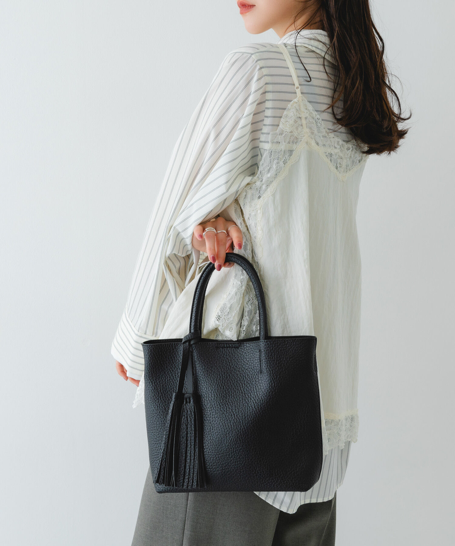 RODE SKO「タッセル軽量2WAYプチトートバッグ」|トートバッグ|