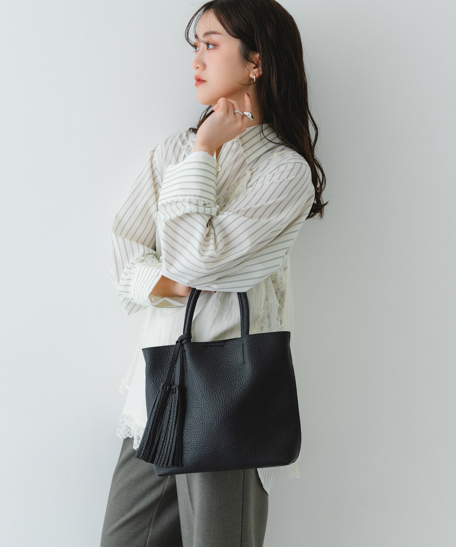 RODE SKO「タッセル軽量2WAYプチトートバッグ」|トートバッグ|