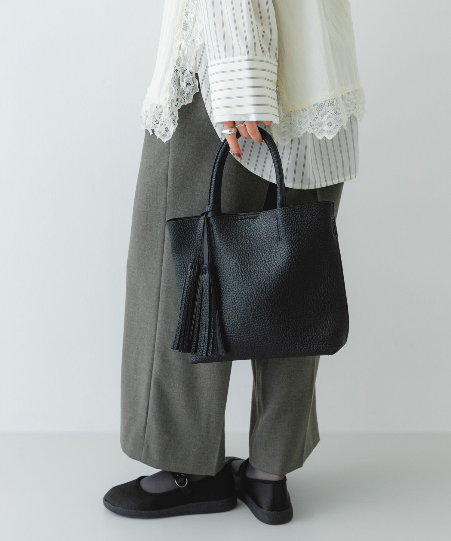 RODE SKO「タッセル軽量2WAYプチトートバッグ」|トートバッグ|