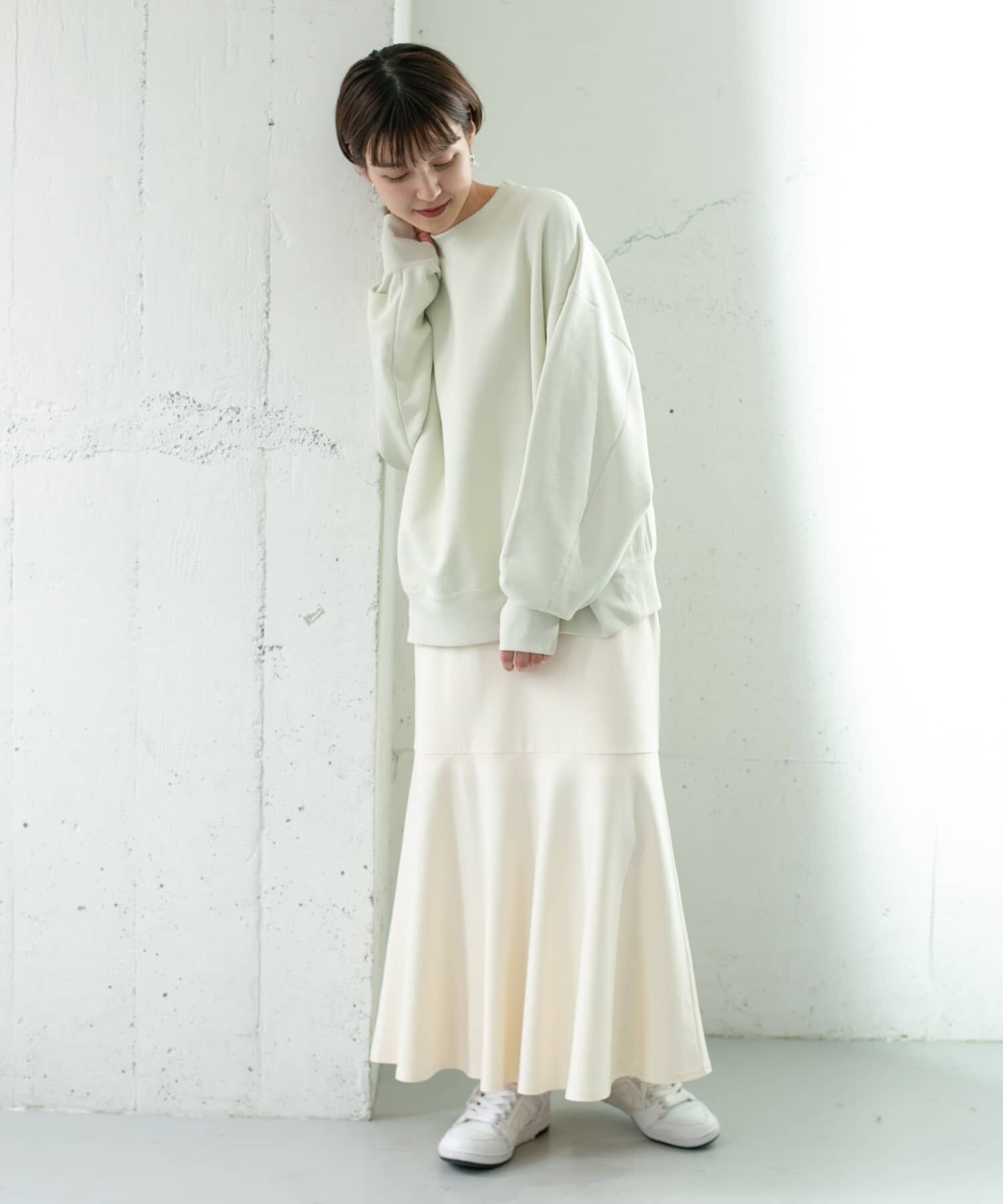  「マーメイドラインカットスカート」|スカート|