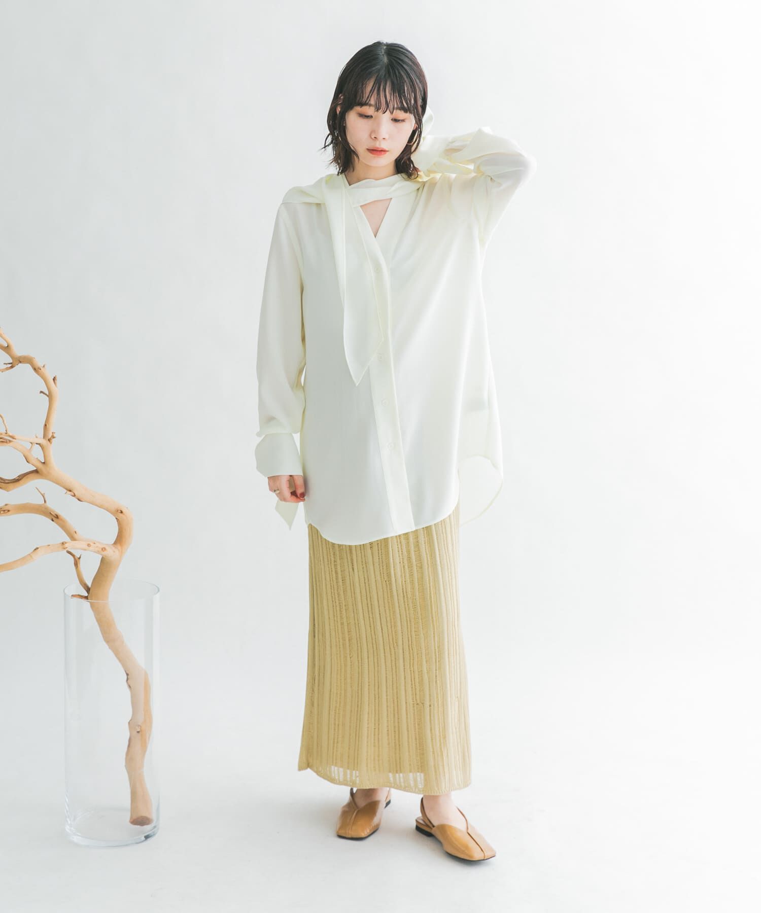  「ロングタイシャツ」|シャツ・ブラウス|