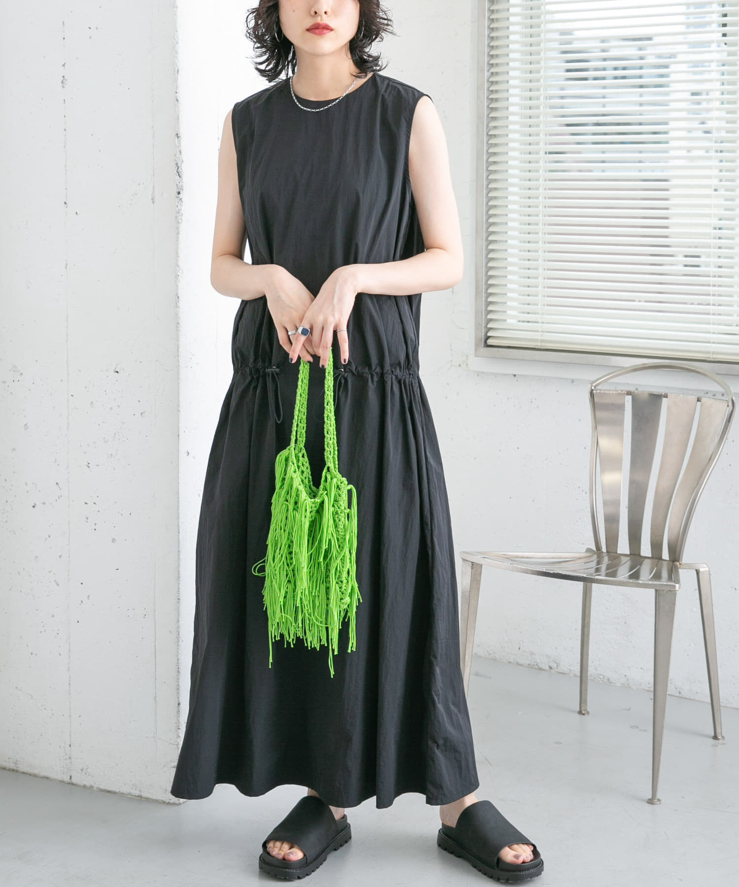  「フリンジニットBAG」|ハンドバッグ|