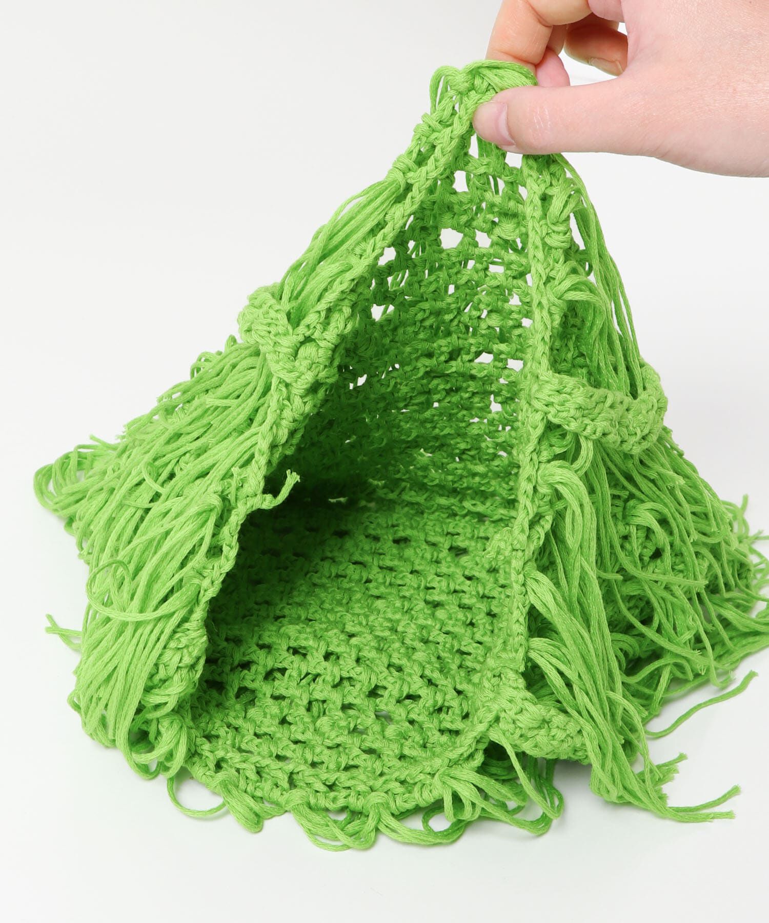  「フリンジニットBAG」|ハンドバッグ|