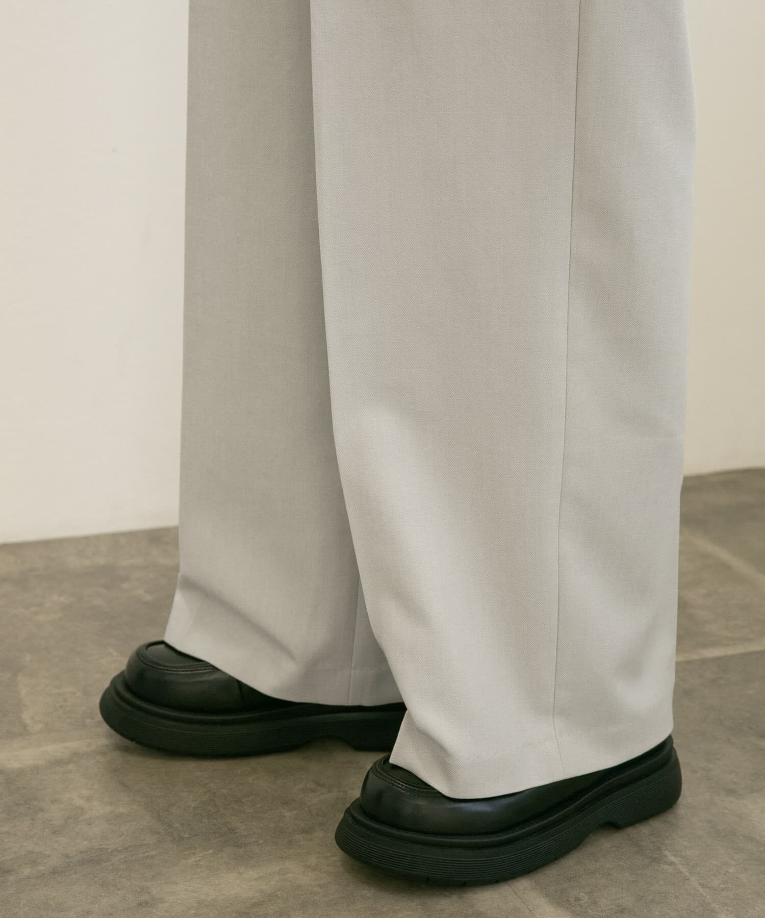  「センタープレスハイウエストWIDEパンツ」|その他|