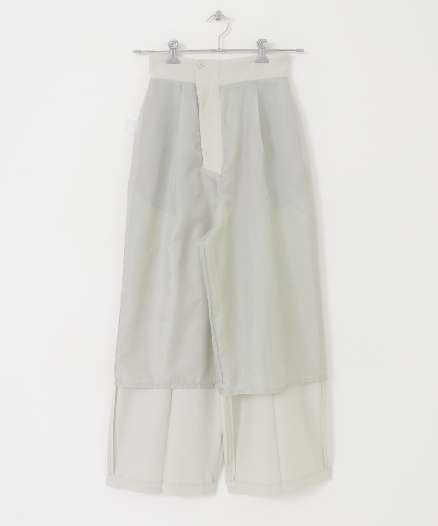  「センタープレスハイウエストWIDEパンツ」|その他|