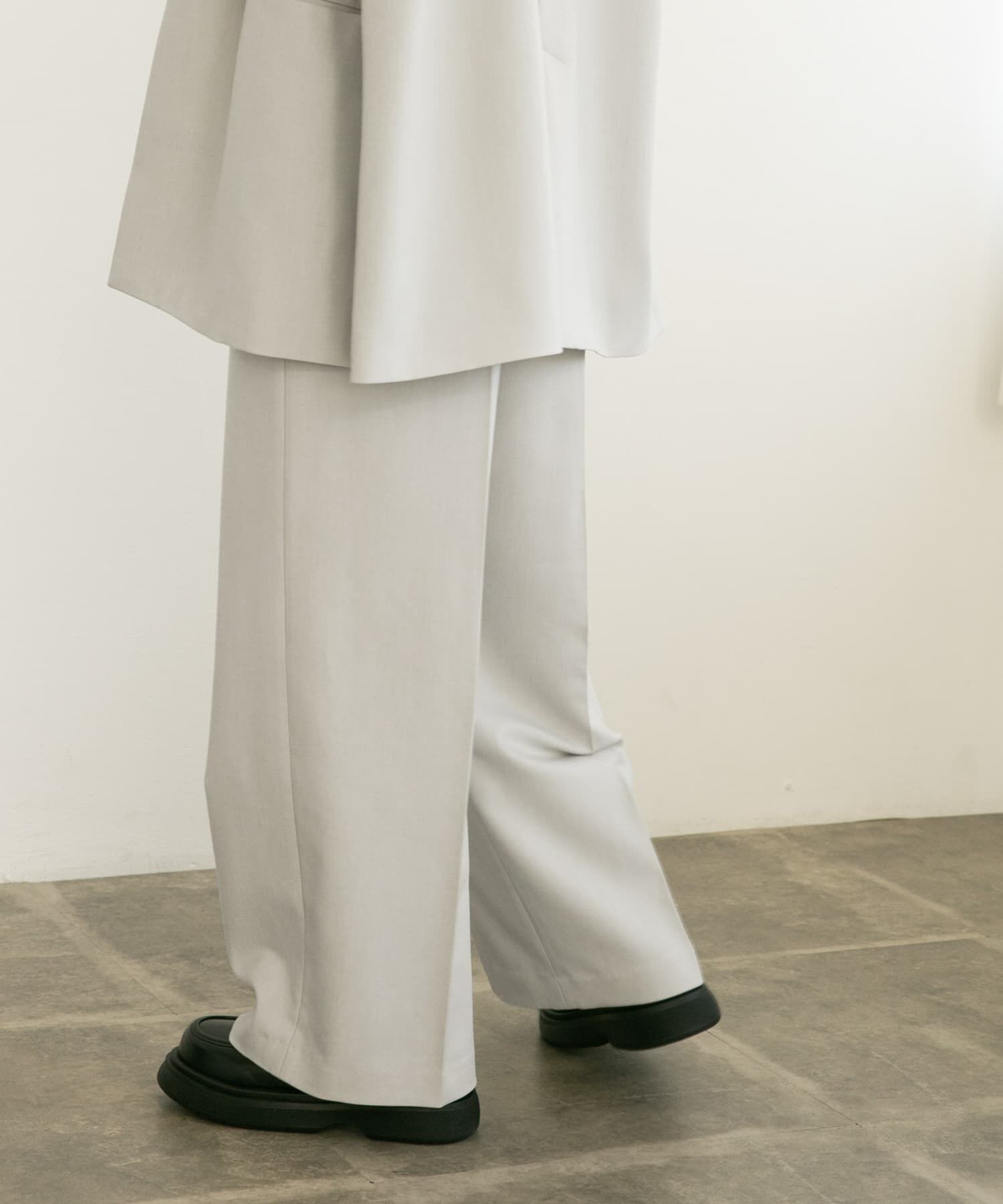  「センタープレスハイウエストWIDEパンツ」|その他|