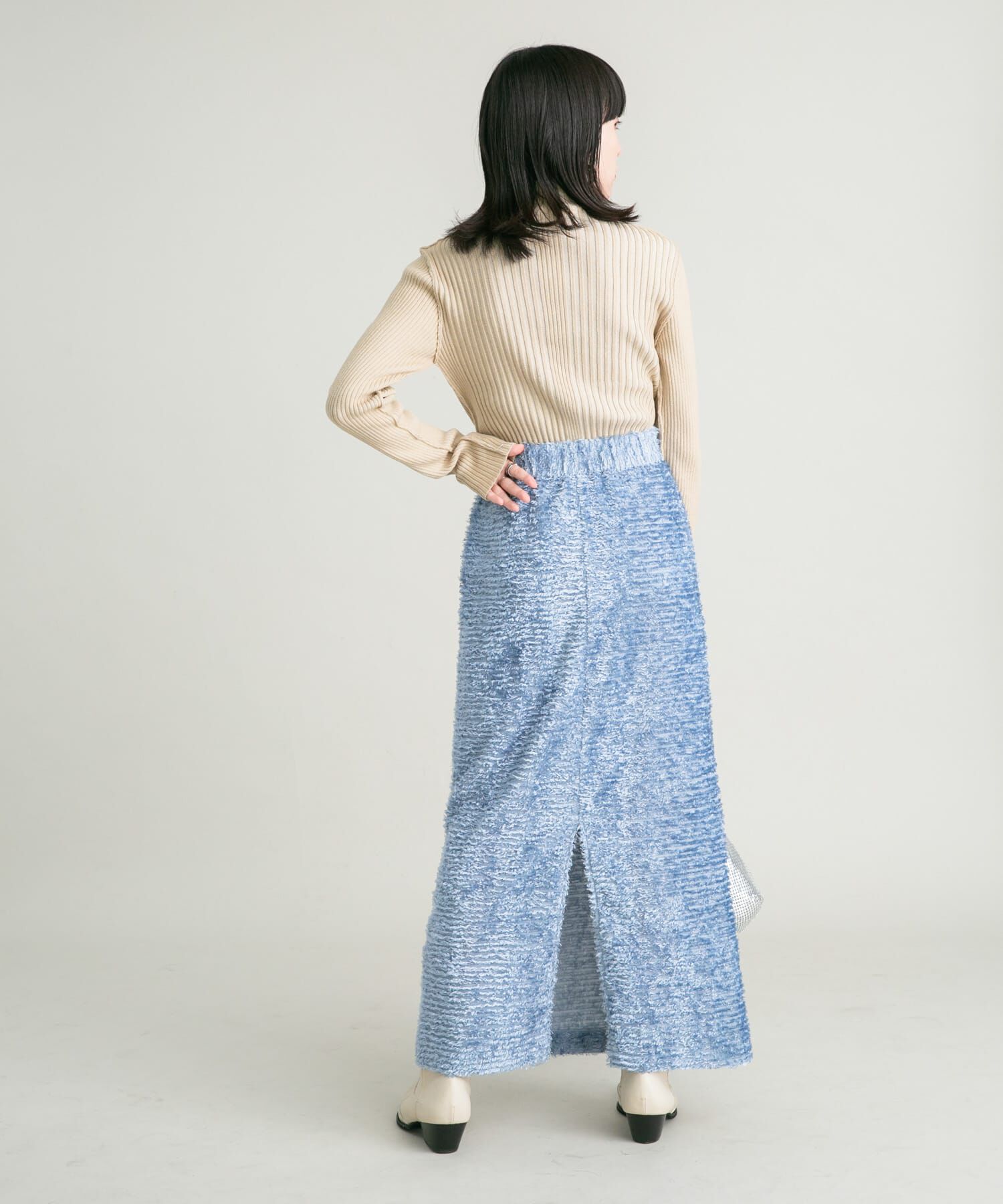  「ミニフリンジタイトスカート」|スカート|